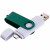 Флешка TWIST COLOR OTG Белая с зеленым 4018.07.02.16ГБ Флешка TWIST COLOR OTG Белая с зеленым 4018.07.02.16ГБ