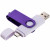 Флешка TWIST COLOR OTG Белая с фиолетовым 4018.07.11.32ГБ Флешка TWIST COLOR OTG Белая с фиолетовым 4018.07.11.32ГБ