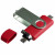 Флешка TWIST OTG 3в1 Красная 4009.03.32ГБ Флешка TWIST OTG 3в1 Красная 4009.03.32ГБ
