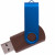 Флешка TWIST WOOD COLOR Темное дерево с синим 4014.32.01.16ГБ3.0 Флешка TWIST WOOD COLOR Темное дерево с синим 4014.32.01.16ГБ3.0